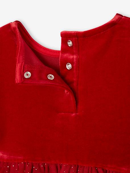 Coffret Noël bébé fille robe tulle pailleté et bandeau rouge 4 - vertbaudet enfant 