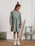 Robe fille en gaze de coton vert 4 - vertbaudet enfant 