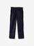Pantalon large fille en velours marine 2 - vertbaudet enfant 