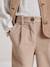 Pantalon large beige+framboise+marine 4 - vertbaudet enfant 