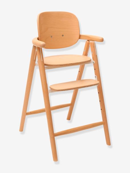 Chaise haute design Tobo Tod 4 Natural+White 2 - vertbaudet enfant 