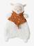Doudou mouton bi-matière avec mallette beige 4 - vertbaudet enfant 