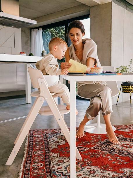 Chaise Haute Click & Fold 3-en-1 bois+noir 7 - vertbaudet enfant 