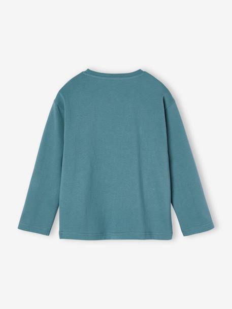 T-shirt à sequins réversibles garçon vert d'eau 3 - vertbaudet enfant 