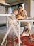 Chaise Haute Click & Fold 4-en-1 blanc+bleu+bois+marron+noir 47 - vertbaudet enfant 