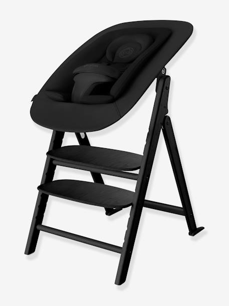 Chaise Haute Click & Fold 4-en-1 blanc+bleu+bois+marron+noir 49 - vertbaudet enfant 