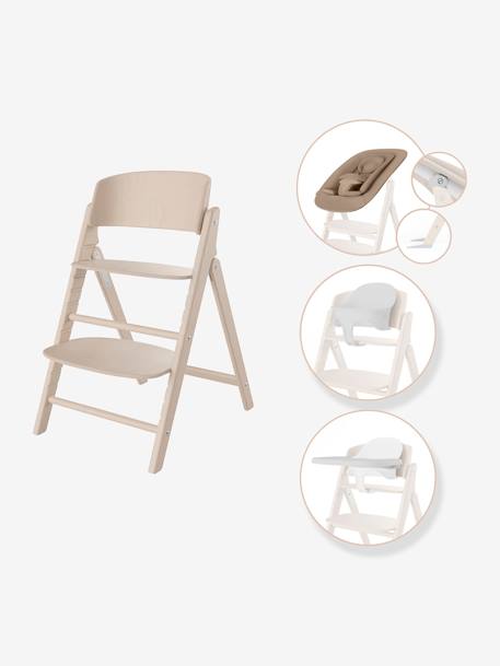 Chaise Haute Click & Fold 4-en-1 blanc+bleu+bois+marron+noir 25 - vertbaudet enfant 