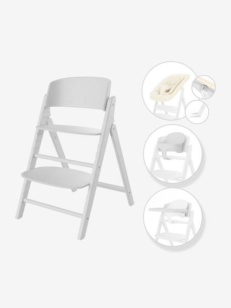 Chaise Haute Click & Fold 4-en-1 blanc+bleu+bois+marron+noir 1 - vertbaudet enfant 