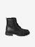 Boots enfant fille vernies synthétique zippées lot noir+noir+noir imprimé 2 - vertbaudet enfant 