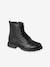Boots enfant fille vernies synthétique zippées lot noir+noir+noir imprimé 1 - vertbaudet enfant 
