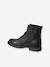 Boots enfant fille vernies synthétique zippées lot noir+noir+noir imprimé 3 - vertbaudet enfant 