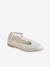 Ballerines salomés fille BLANC CLAIR UNI+ROSE CLAIR UNI 1 - vertbaudet enfant 