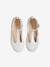Ballerines salomés fille BLANC CLAIR UNI+ROSE CLAIR UNI 4 - vertbaudet enfant 