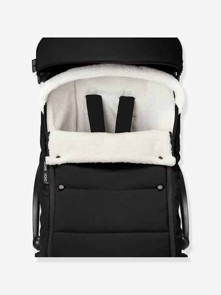 Chancelière sherpa POUSSETTE YOYO caramel+noir+taupe 13 - vertbaudet enfant 