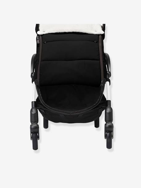 Chancelière sherpa POUSSETTE YOYO caramel+noir+taupe 11 - vertbaudet enfant 