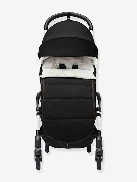 Chancelière sherpa POUSSETTE YOYO caramel+noir+taupe 8 - vertbaudet enfant 