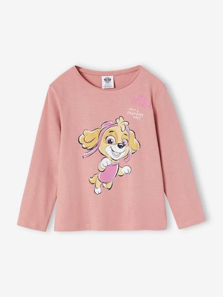 Tee-shirt Pat Patrouille fille manches longues blush 1 - vertbaudet enfant 