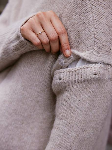 Pull de grossesse évolutif 2 en 1 beige chiné 4 - vertbaudet enfant 