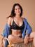 Soutien-gorge grossesse et allaitement en dentelle irisée noir 5 - vertbaudet enfant 