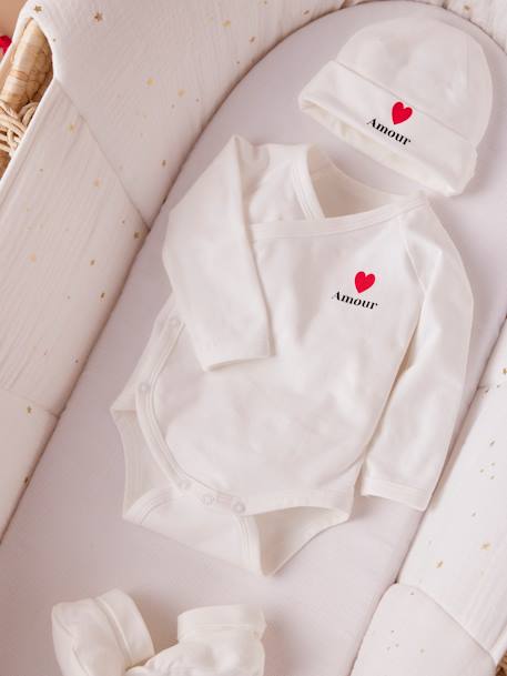 Kit maternité maman et bébé rayé gris 3 - vertbaudet enfant 