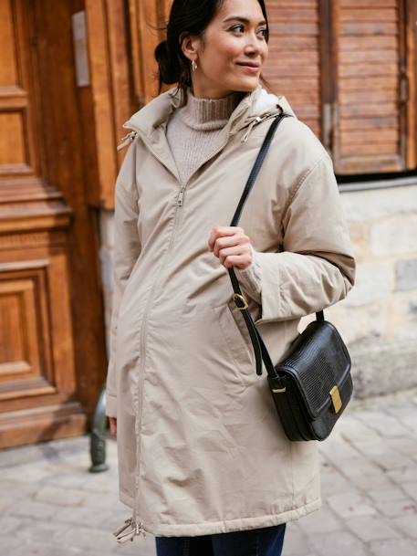 Parka évolutive de grossesse protège bébé beige 2 - vertbaudet enfant 