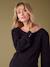 Pull maille fine détails boutons dorés noir+vert sapin 3 - vertbaudet enfant 