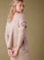 Ensemble pull et jupe tricot taupe 3 - vertbaudet enfant 
