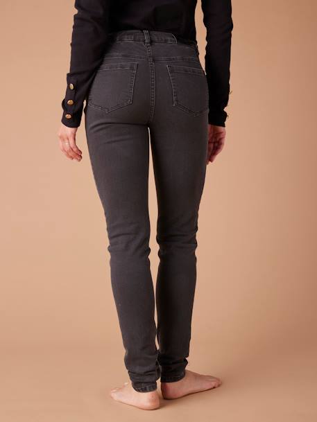 Jean de grossesse skinny bleu foncé+denim black 8 - vertbaudet enfant 