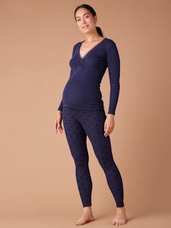 Vêtements de grossesse-Ensemble homewear 2 pièces grossesse et allaitement
