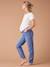 Jean de grossesse mom slim fit bandeau détachable bleu foncé+stone 6 - vertbaudet enfant 