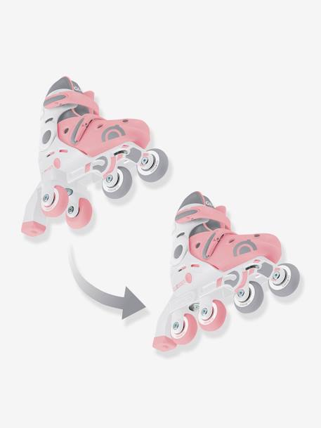 Rollers Evolutif Learning 2 en 1 - bleu+rose 8 - vertbaudet enfant 