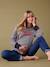 Tee-shirt effet sweat 'Mummy Crush' grossesse marine 2 - vertbaudet enfant 