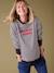Tee-shirt effet sweat 'Mummy Crush' grossesse marine 1 - vertbaudet enfant 