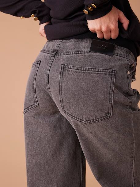 Jean de grossesse large avec bandeau denim gris 5 - vertbaudet enfant 