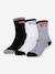 Lot de 3 paires de chaussettes Batwing regular Cut LEVI'S noir+rose 2 - vertbaudet enfant 