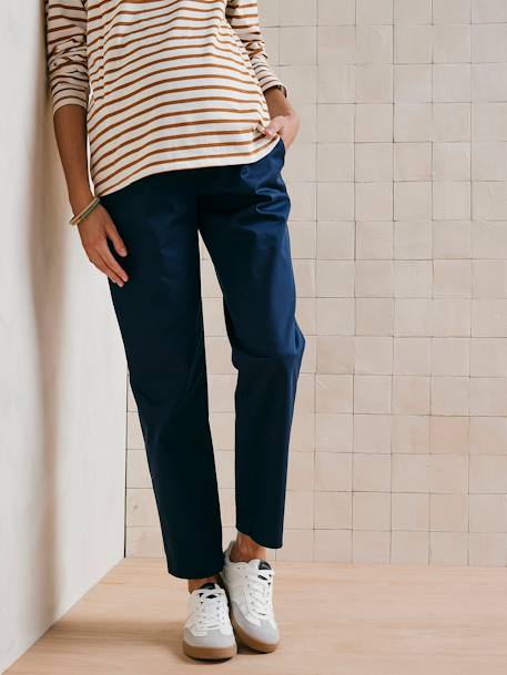 Pantalon de grossesse chino marine 3 - vertbaudet enfant 