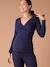 Ensemble homewear 2 pièces grossesse et allaitement marine 5 - vertbaudet enfant 