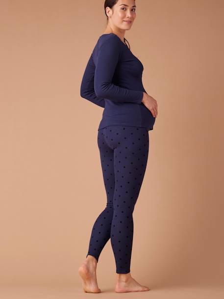 Ensemble homewear 2 pièces grossesse et allaitement marine 3 - vertbaudet enfant 