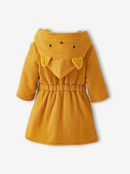 Bébé-Cape, peignoir de bain-Peignoir bébé animal en gaze de coton bio* personnalisable