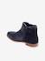 Boots enfant fille cuir zippées marine+noir+or 3 - vertbaudet enfant 