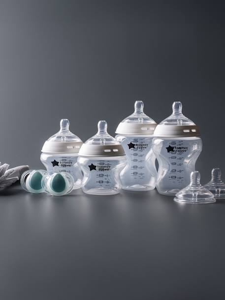 Kit de Démarrage Nouveau-nés Natural Start, Biberons anti-colique 150 ml et 260 ml avec tétine à débit lent transparent 3 - vertbaudet enfant 