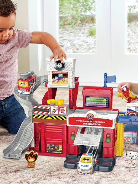 Super caserne de pompiers interactive - multicolore 1 - vertbaudet enfant 