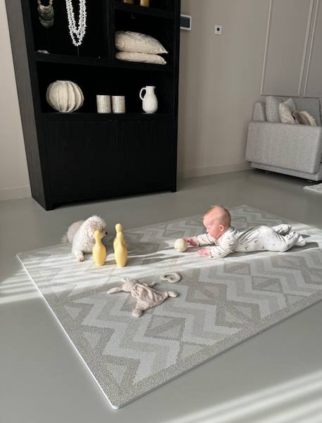 Tapis de jeu puzzle Kilim vert 1 - vertbaudet enfant 