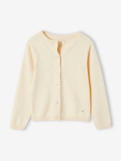 Gilet fille maille fine BASICS  - vertbaudet enfant