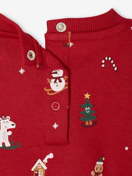 Coffret Noël sweat et bonnet bébé rouge 5 - vertbaudet enfant 