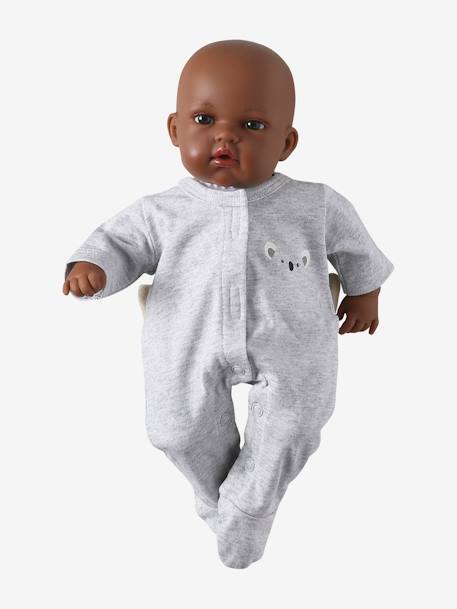 Pyjamas pour poupon 30/33 cm et 36 cm gris 1 - vertbaudet enfant 
