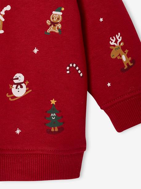 Coffret Noël sweat et bonnet bébé rouge 3 - vertbaudet enfant 