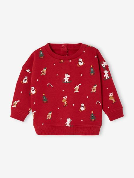 Coffret Noël sweat et bonnet bébé rouge 7 - vertbaudet enfant 