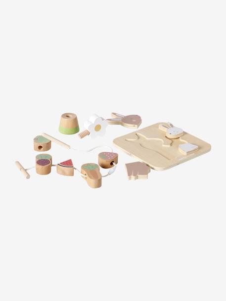 Coffret 3 jeux d'éveil en bois FSC® rose 7 - vertbaudet enfant 