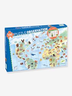 Jouet-Jeux éducatifs-Puzzle 100 pièces Les animaux du monde